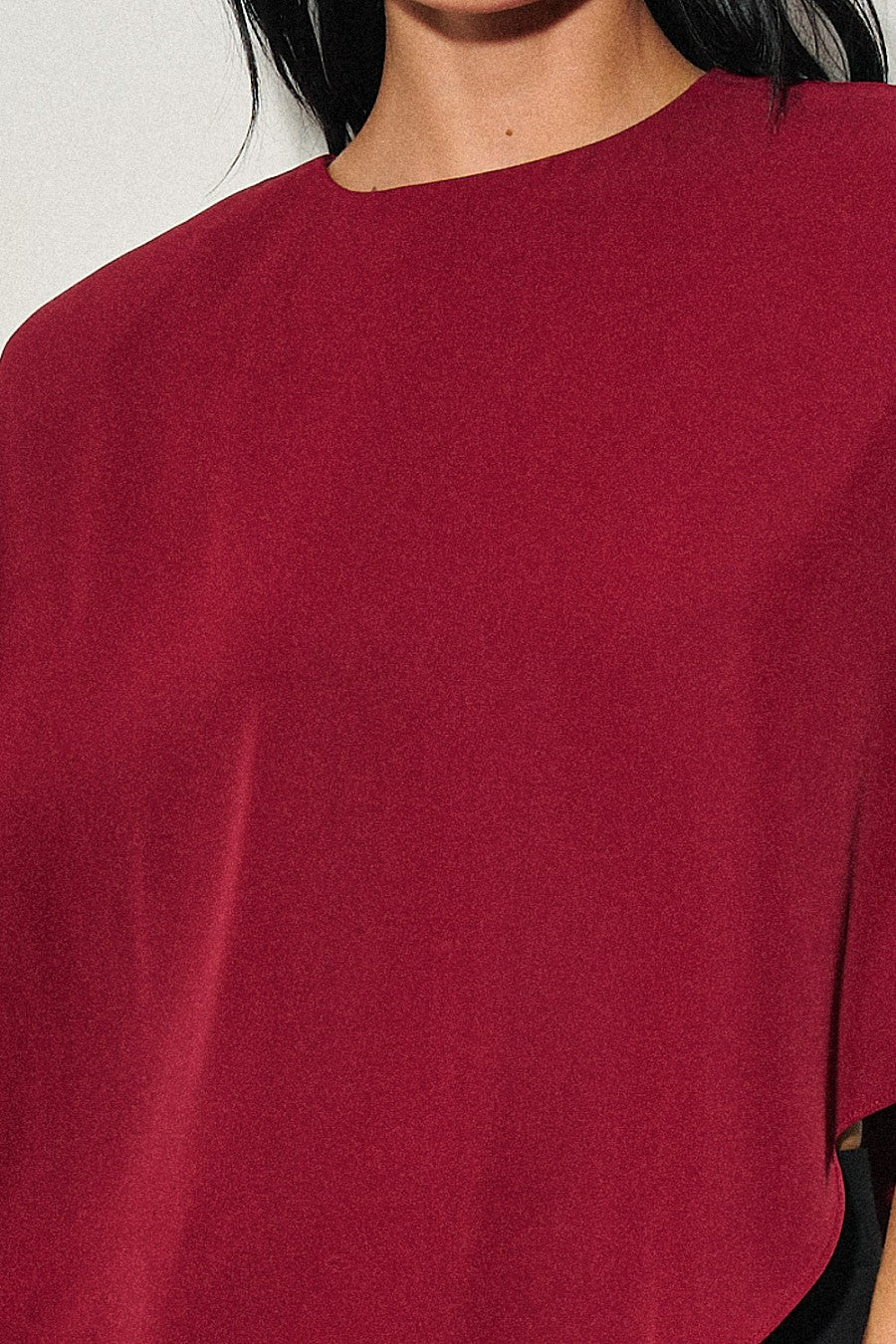 Wine Asymmetrical Cape