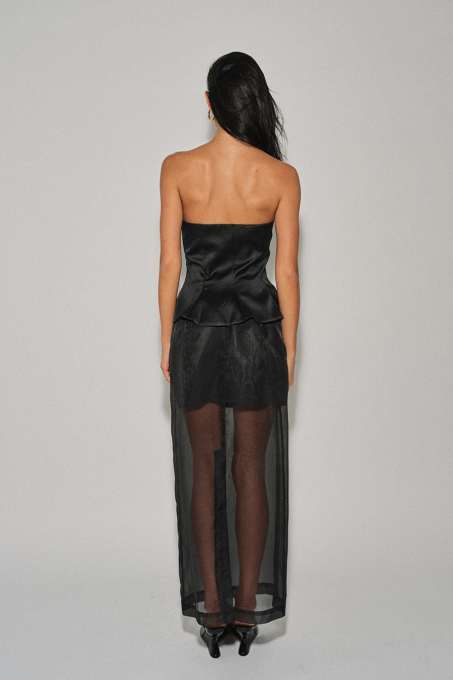 Black Sheer Skirt