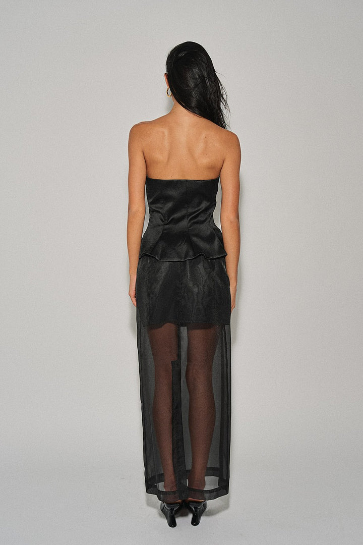 Black Sheer Skirt