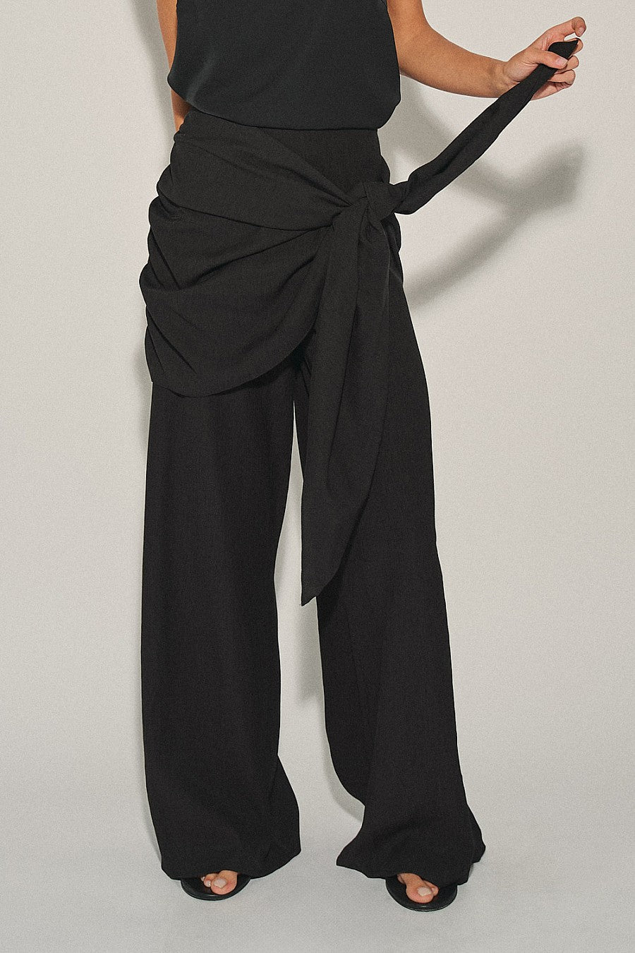 Black Wrap Pants
