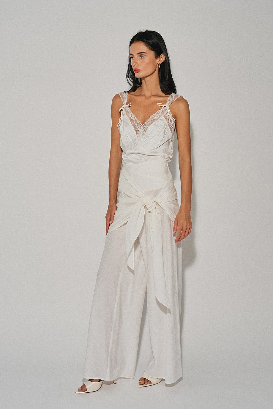 Off White Wrap Pants