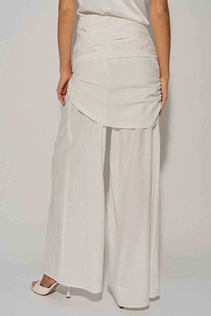 Off White Wrap Pants