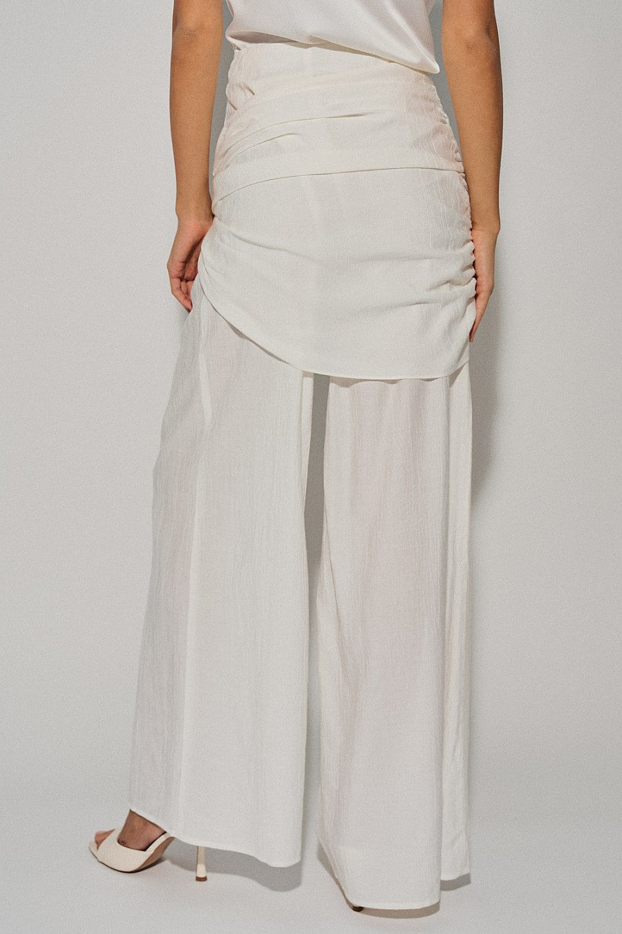 Off White Wrap Pants