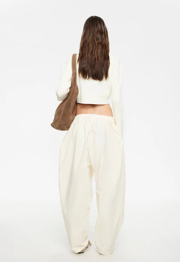 Aura Pant — Cream