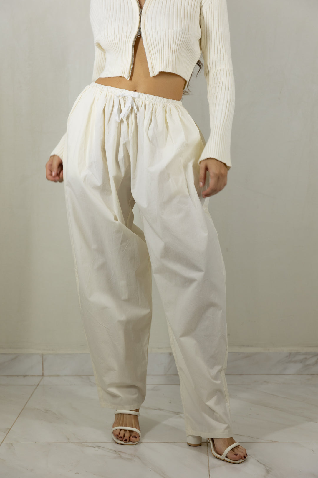 Aura Pant — Cream