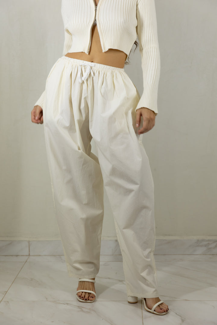 Aura Pant — Cream