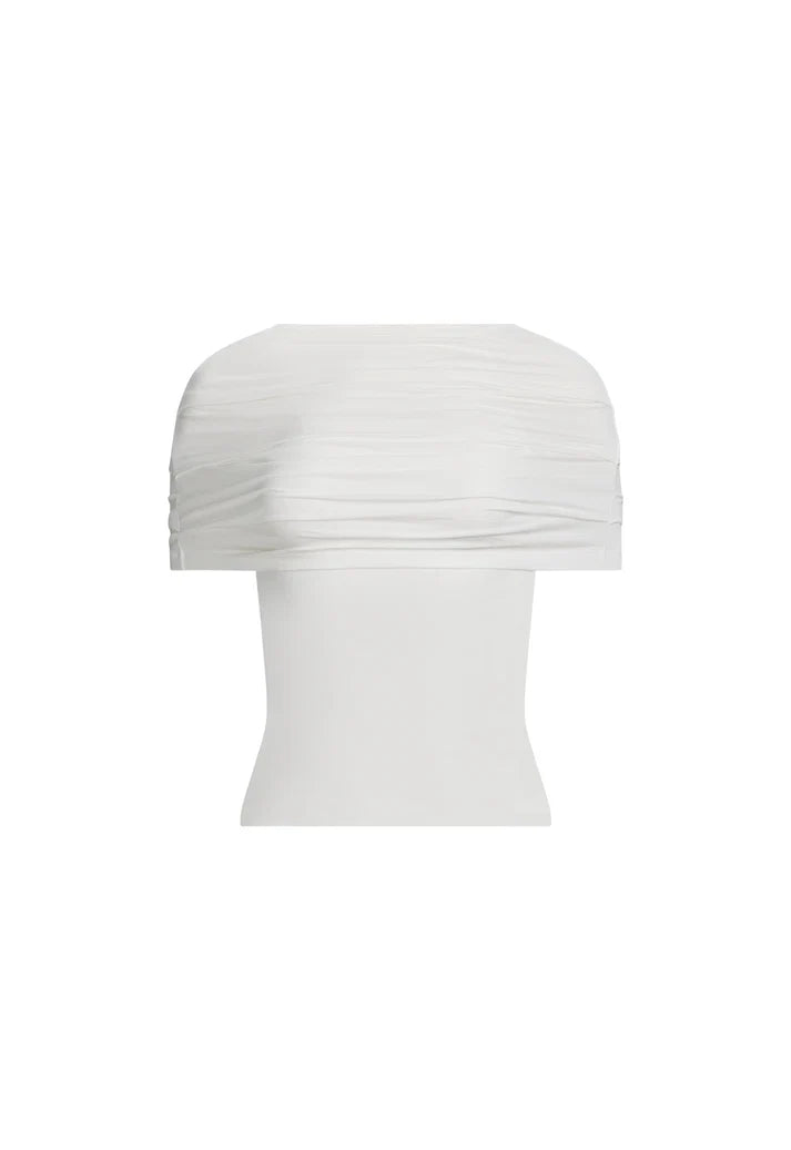 Bella Vita Top — Porcelain