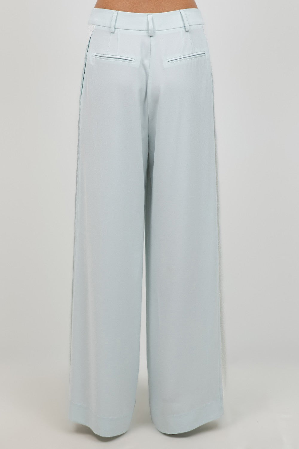 Blue Lace Pants — Lt Blue