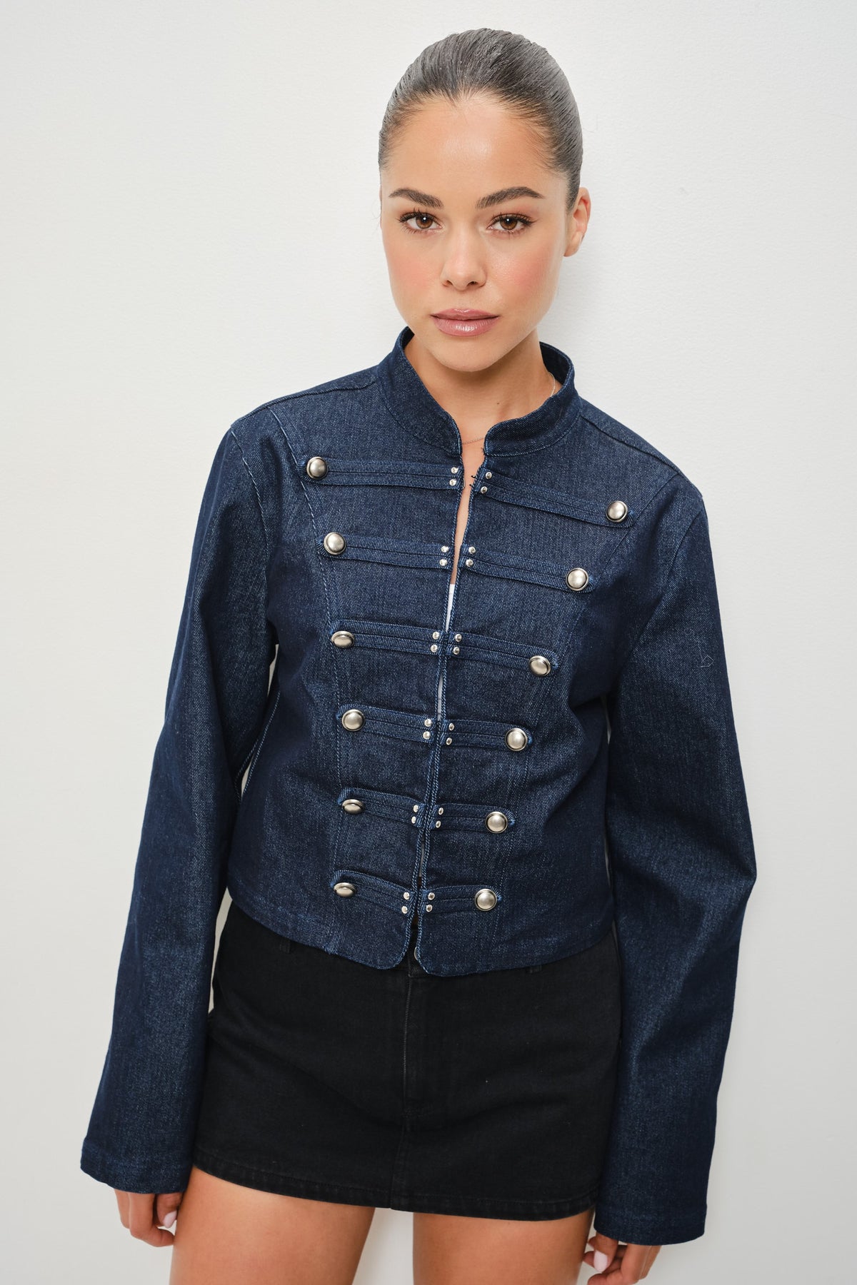 Gaia Denim Jacket — Dark Denim