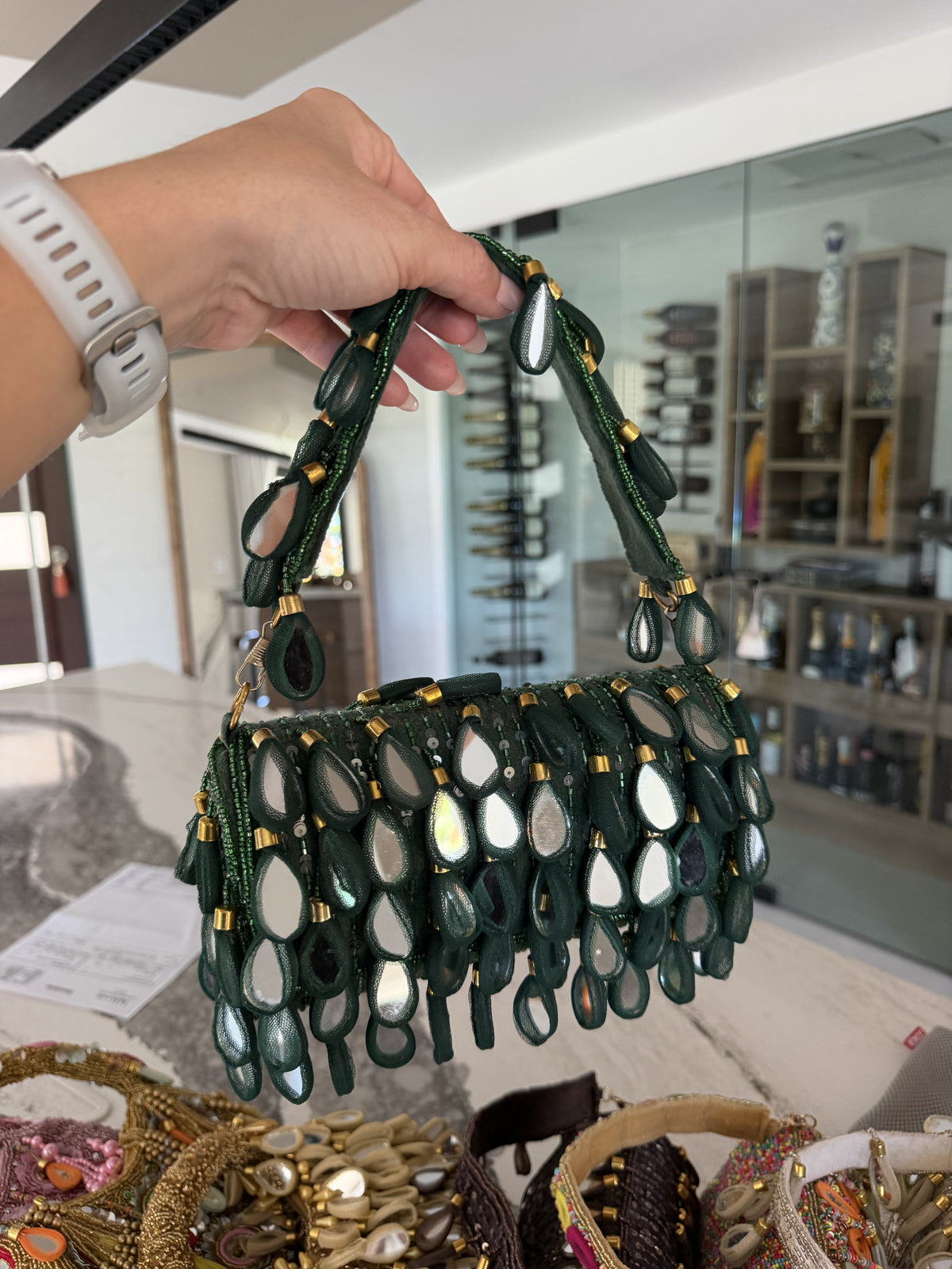 Emerald Chrissy Flap Bag — Emerald Green