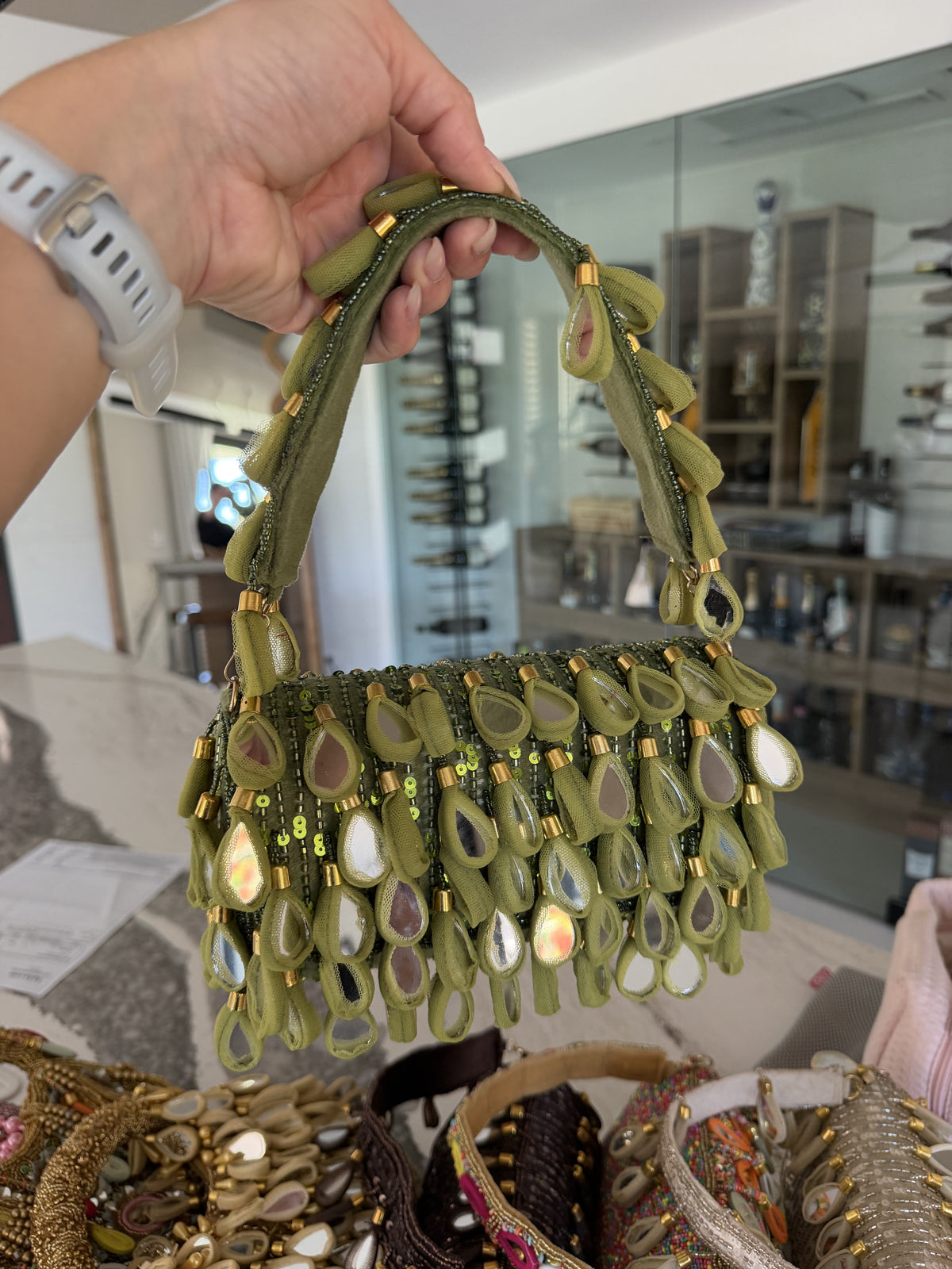 Olive Flap Bag — Olive